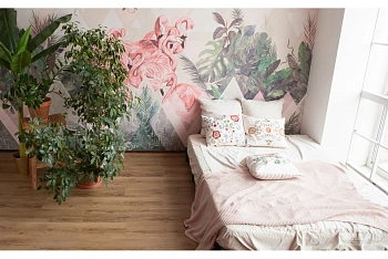 Кварцвиниловая плитка  VINILAM Cork Premium Дуб Витория 33808